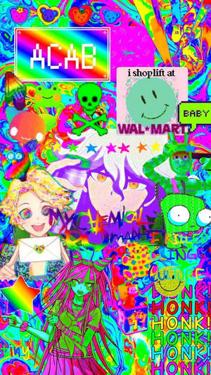 Glitchcore Aesthetic Mbadala — Alt aesthetic Picha ya Ukuta