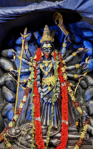 Goddess Kali Nyekundu Garland — Lenovo ThinkTab X11 Gen 1 Picha ya Ukuta