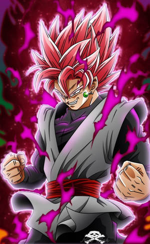 Goku Black Iphone Mpangilio — Galaxy Tab S10 FE Picha ya Ukuta