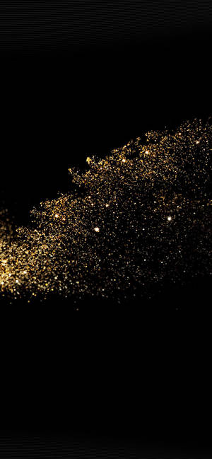 Gold Glitter Cute Dark Girly — iPhone Air Picha ya Ukuta
