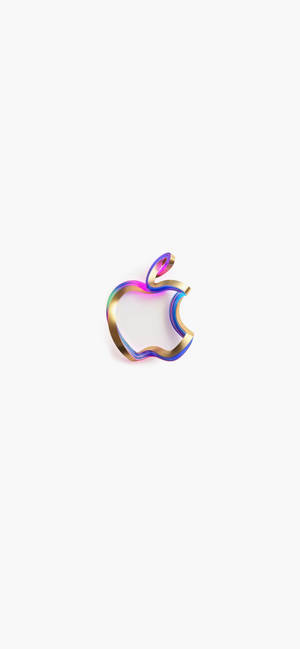 Golden Apple Logo Iphone — iPhone 15 Picha ya Ukuta