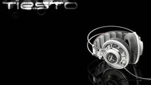 Tiesto Baridi Grafiki Headphones wallpaper — Hifadhi Betri Picha ya Ukuta