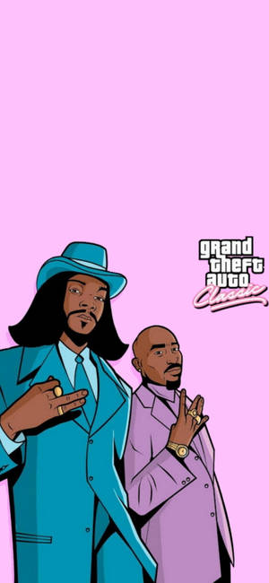 GTA Snoop Dogg Na Tupac — iPhone 17 Picha ya Ukuta