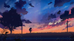Mandhari ya Anime ya mandhari — Mandhari ya anime Picha ya Ukuta