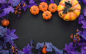 Halloween ya Kupendeza ya Rangi ya Zambarau