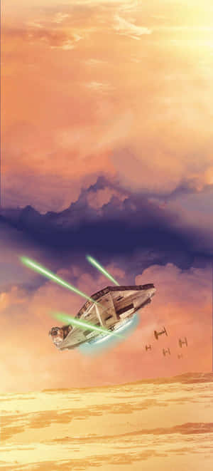 Han Solo and Chewbacca in Solo: A Star Wars Story — Motorola ThinkPhone 25 Picha ya Ukuta