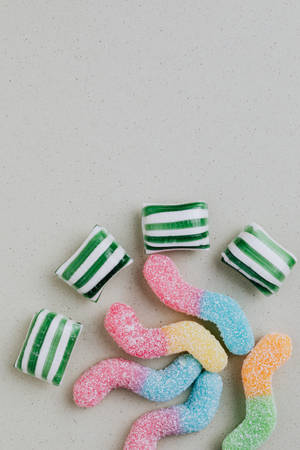 Hard And Soft Chewy Candies — Huawei MatePad 11.5 S (2025) Picha ya Ukuta
