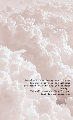 Harry Styles Adore You lyrics wallpaper — Galaxy Tab S9 FE Picha ya Ukuta