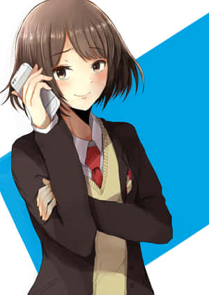 Haruhi Sasaki striking a pose in a stunning outfit — Xiaomi Mix Picha ya Ukuta