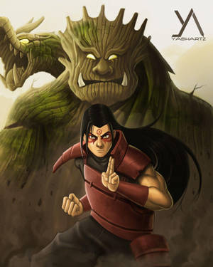 Hashirama Simu na Joka la Mbao — Anime simu Picha ya Ukuta