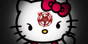 Hello Kitty Halloween Alama ya Damu wallpaper — Hello Kitty Halloween Picha ya Ukuta