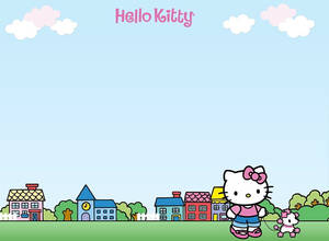 Hello Kitty Kutembea Kwa Aesthetic — Hello kitty aesthetic Picha ya Ukuta