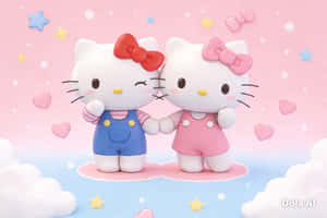 Hello Kitty,Sanrio,Kawaii,Mrembo,Mrembo Aesthetic,Katuni Mrembo Aesthetic,Paka Mrembo,Sanrio Aesthetic,Kompyuta — Todoroki mzuri Picha ya Ukuta