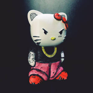 Hello Kitty ya Halloween yenye kinai wallpaper — Hello Kitty Halloween Picha ya Ukuta