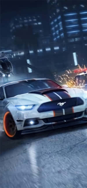 Need For Speed Heat Background — Galaxy F56 Picha ya Ukuta