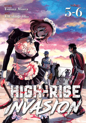 Picha ya ukuta ya High-Rise Invasion Mask Anime. — OnePlus Pad Go 2 Picha ya Ukuta