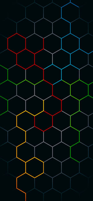 Honeycomb Oled Telefoni — Galaxy S24 Picha ya Ukuta