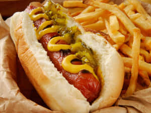 Picha za Hot Dog — Hot Dog Picha ya Ukuta