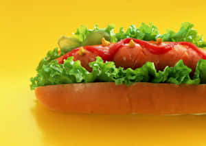 Picha za Hot Dog — Hot Dog Picha ya Ukuta