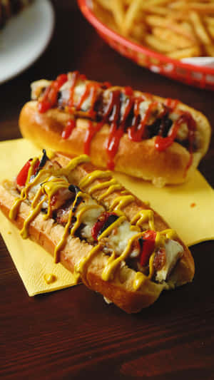 Picha za Hot Dog — Hot Dog Picha ya Ukuta