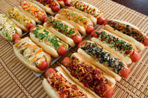Picha za Hot Dog — Hot Dog Picha ya Ukuta