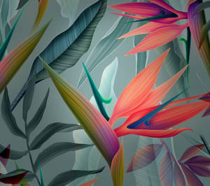 Picha ya ukuta ya Huawei Leaves Painting — Huawei Picha ya Ukuta