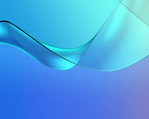 Huawei MediaPad M5 blue curves wallpaper — Huawei Picha ya Ukuta