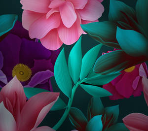 Picha ya ukuta ya Huawei Nature Flowers — Huawei Picha ya Ukuta