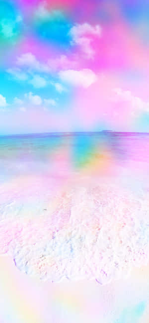 White Rainbow — Motorola Edge (2025) Picha ya Ukuta