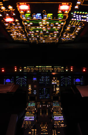 Cool Airplane Cockpit wallpaper — Honor MagicPad 3 Pro 12.3 Picha ya Ukuta