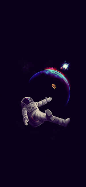 Astronaut Iphone — iPhone 17 Pro Picha ya Ukuta