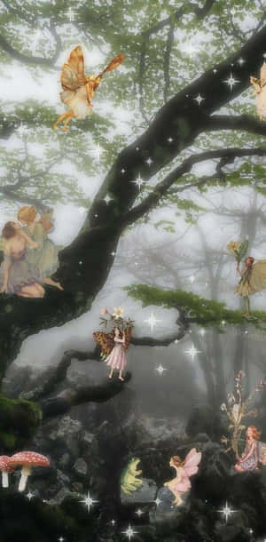 Picha za Urembo wa Peri — Aesthetic ya fairy Picha ya Ukuta