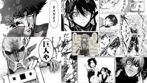Asili ya paneli ya Manga — Panel ya manga Picha ya Ukuta