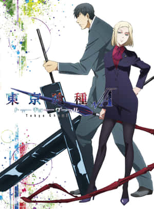 Investigator Kureo Mado katika hatua katika Tokyo Ghoul — iPad Pro 12.9 Picha ya Ukuta