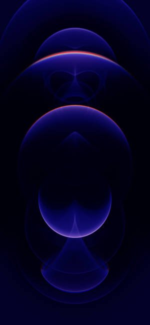 iPhone 12 Pro Purple Light — iPhone 12 Pro Max Picha ya Ukuta