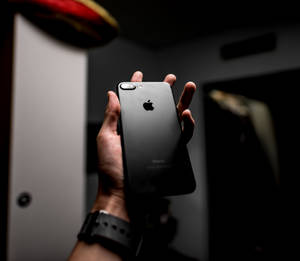 fotografia ya uhalisi wa kiwango cha juu ya iPhone 7 Plus nyeusi