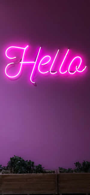Iphone Lavender Aesthetic Neon Pink — Tecno Spark 50 Pro Picha ya Ukuta