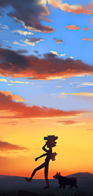 Iphone aesthetic silhouette wallpaper — iPhone 15 Pro Max Picha ya Ukuta