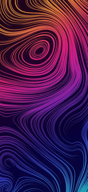 iPhone X Abstract Swirls — Oppo Find X9s Picha ya Ukuta