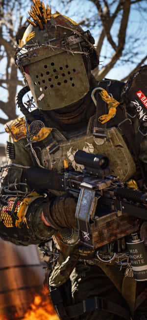 Iphone X Call Of Duty Black Ops Cold War Background — POCO M8s Picha ya Ukuta