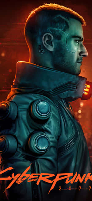 Iphone X Cyberpunk 2077 Mandhari — Realme C100x Picha ya Ukuta
