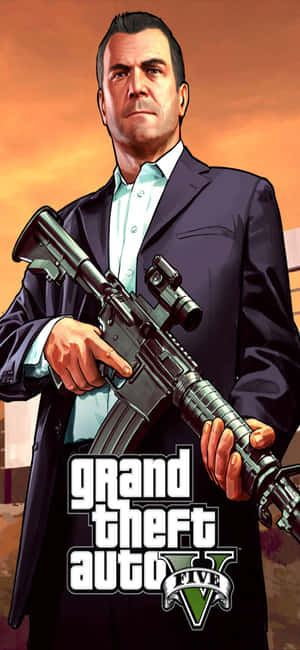 Iphone X Grand Theft Auto V Background — Oppo F Picha ya Ukuta