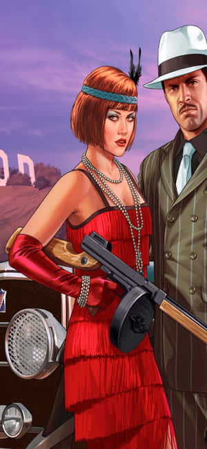 Iphone X Grand Theft Auto V Background — Redmi A7 Pro Picha ya Ukuta