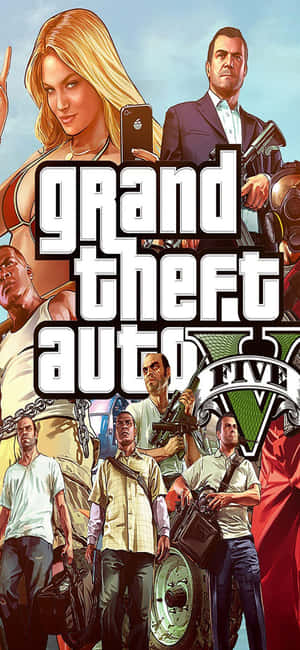Iphone X Grand Theft Auto V Background — Redmi 15 Picha ya Ukuta