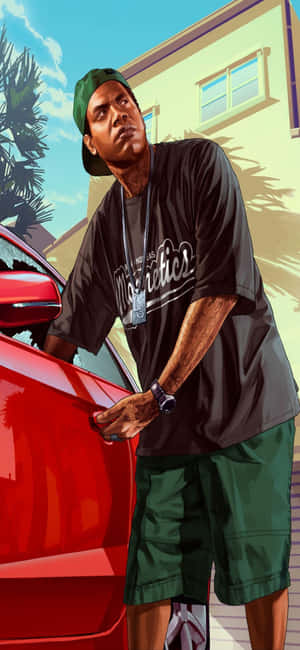 Iphone X Grand Theft Auto V Background — Redmi 15 Picha ya Ukuta