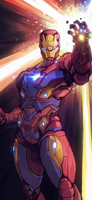 Iphone X Iron Man Background — RedMagic Picha ya Ukuta