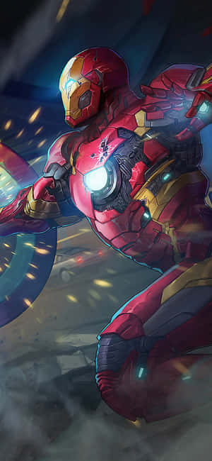 Iphone X Iron Man Mwamba — Motorola Edge 70 Plus Picha ya Ukuta