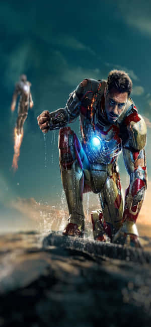 Iphone X Mandhari ya Iron Man — Oppo K Picha ya Ukuta