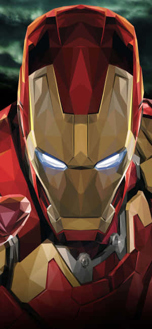 Iphone X Mandhari ya Iron Man — Redmi Note 14S Picha ya Ukuta