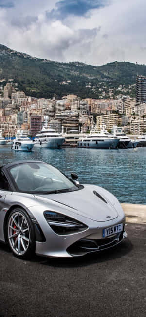 Iphone X Mclaren 720s Nyuma — Galaxy M47 Picha ya Ukuta